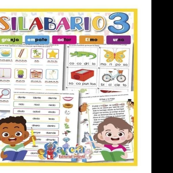 LIBRO ACT. EDU. SILABARIO 3 1334 1T C48